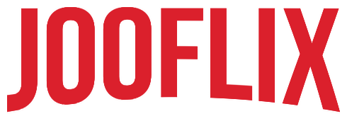 Jooflix text in the style of the Netflix logo
